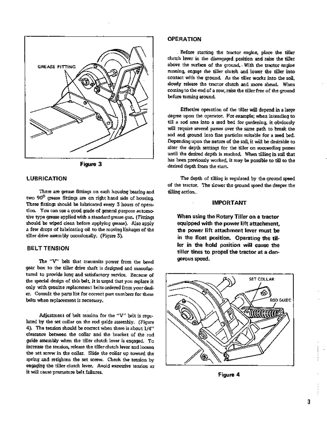 Simplicity 545 for 10 H.P, 503 for 12 H.P manual 