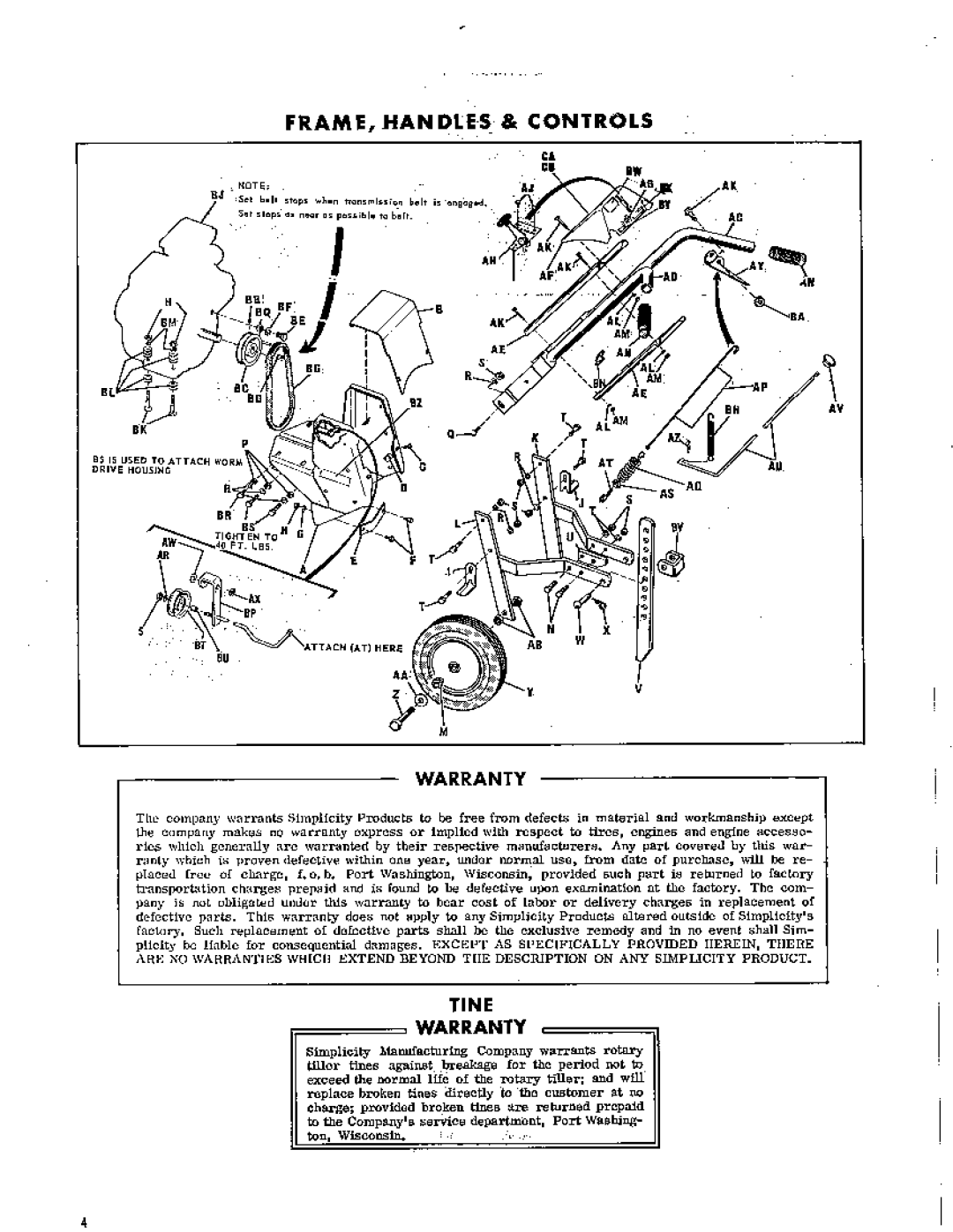 Simplicity 511 manual 