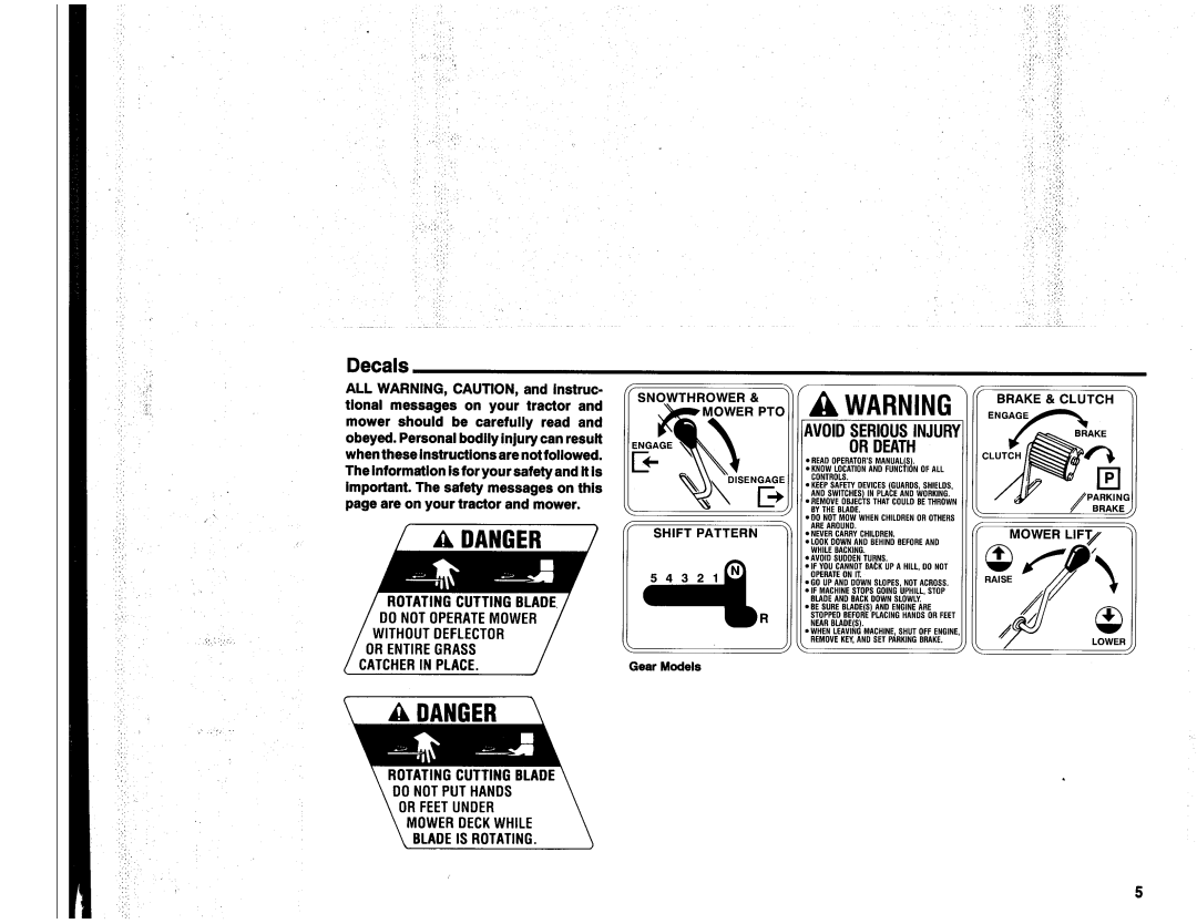 Simplicity 512 SERIES manual 