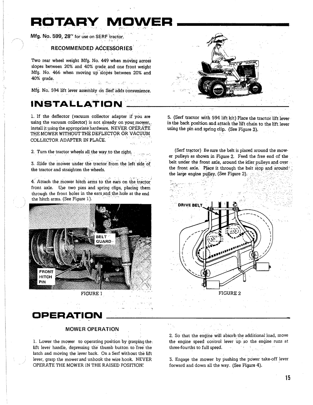 Simplicity 535 manual 