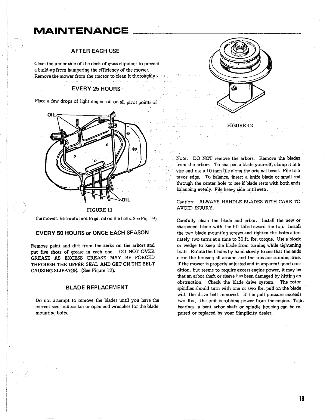 Simplicity 535 manual 