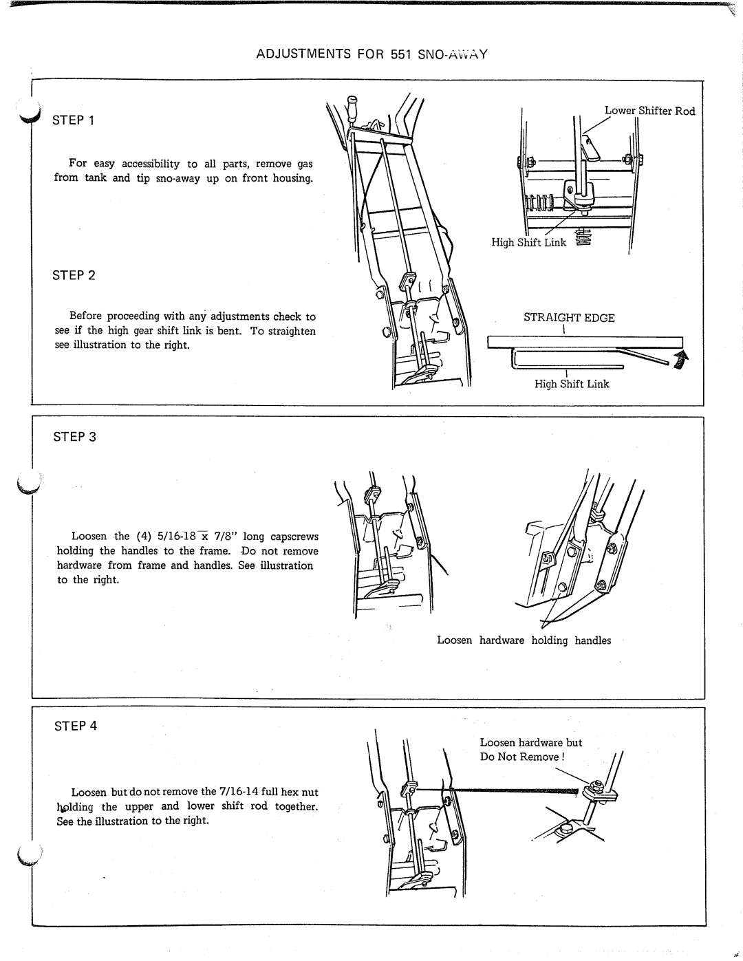 Simplicity 219-463-2191, 551 manual 