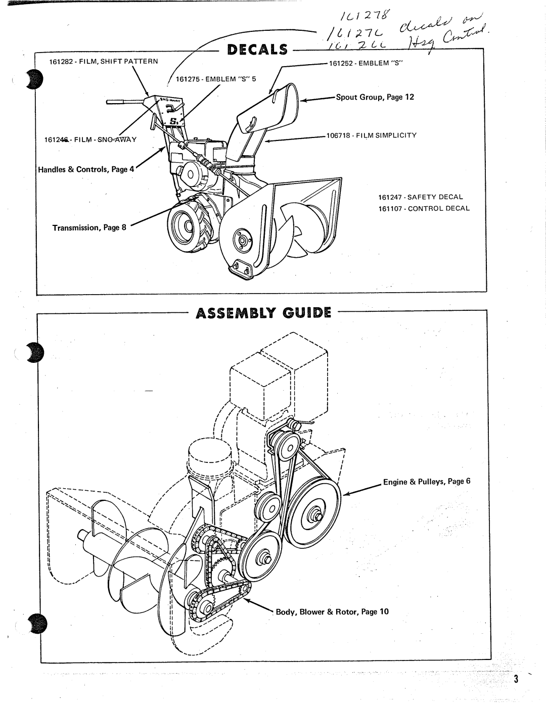 Simplicity 219-463-2191, 551 manual 