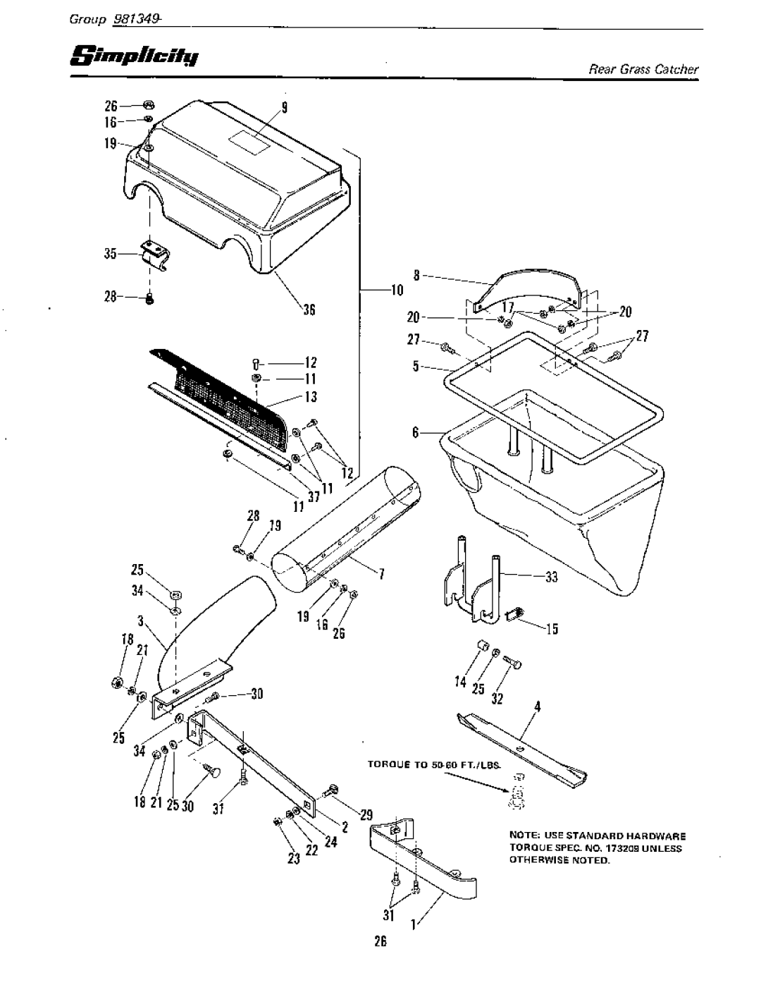 Simplicity 6000 manual 