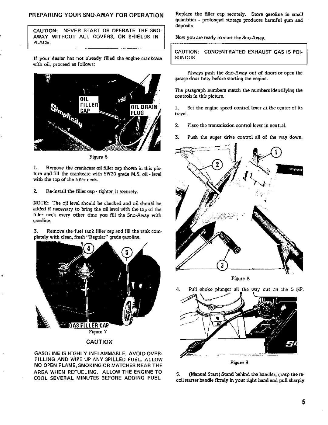 Simplicity 742, 652 manual 