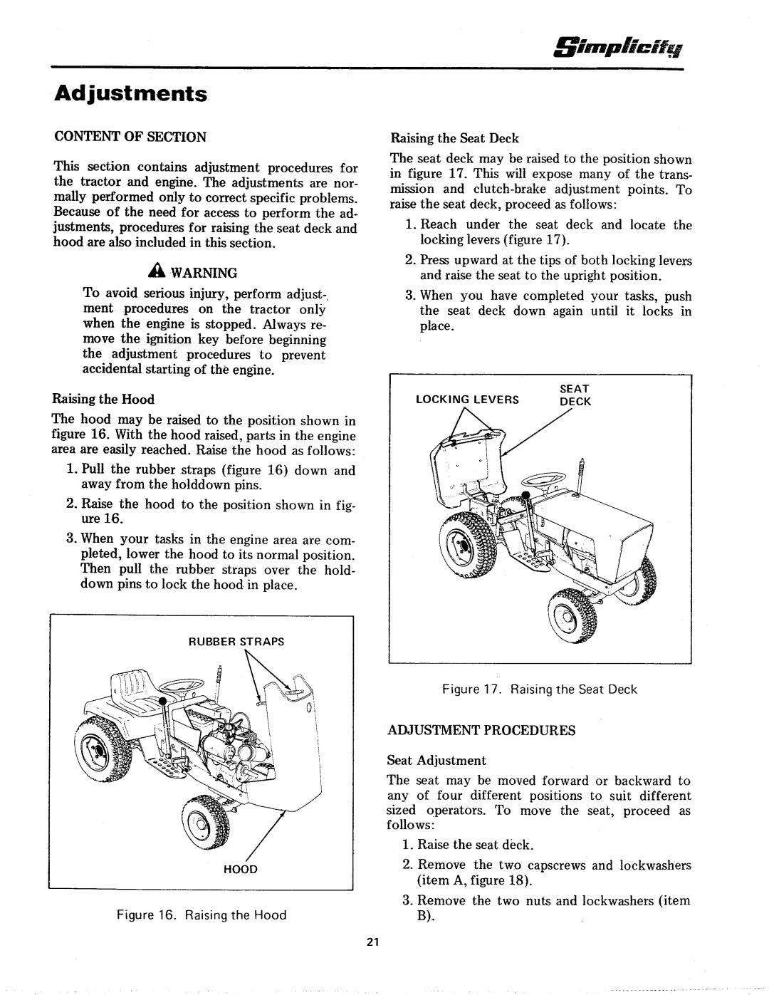 Simplicity 7000-6 Speed Series manual 