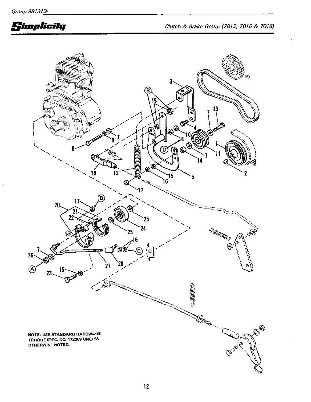 Simplicity 7012, 7018 manual 