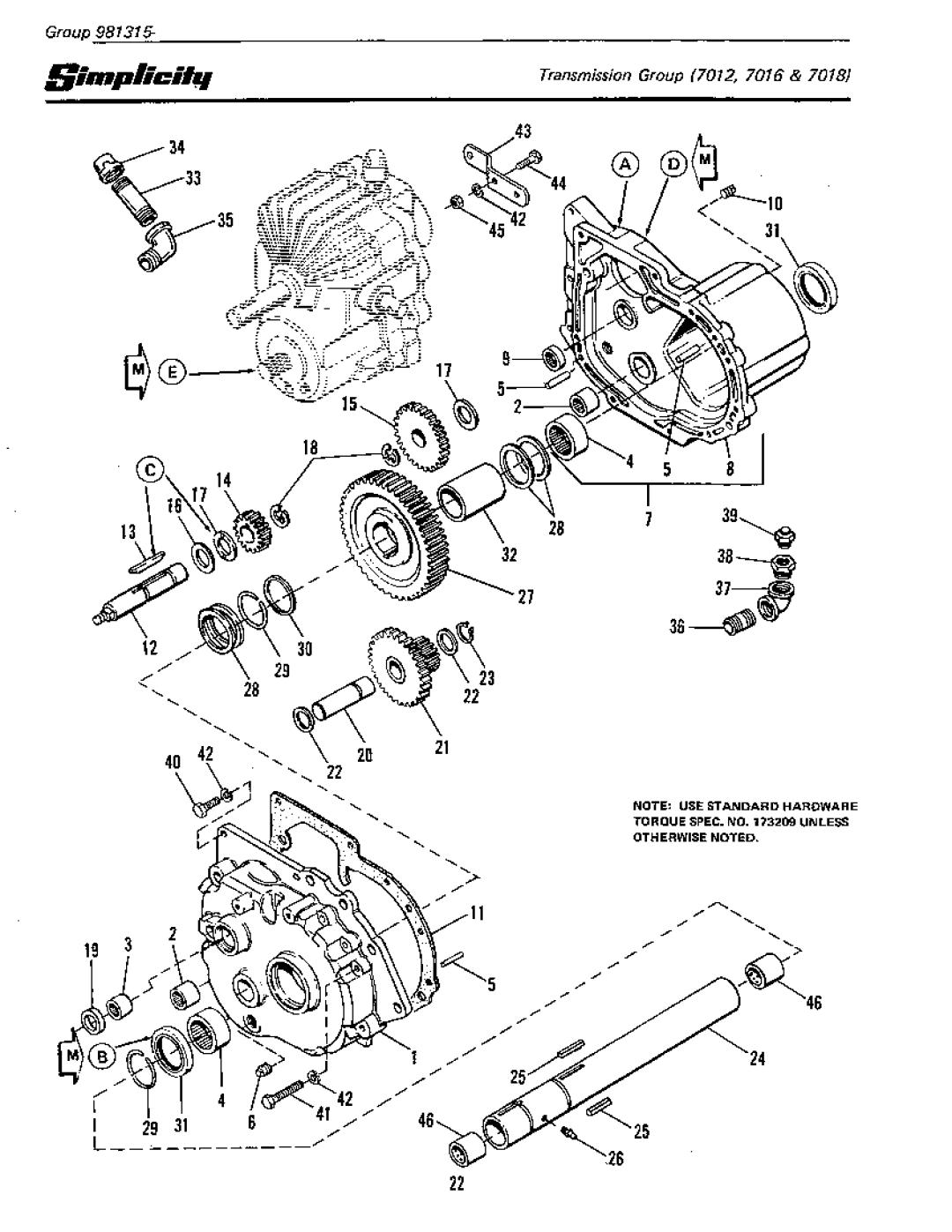 Simplicity 7012, 7018 manual 