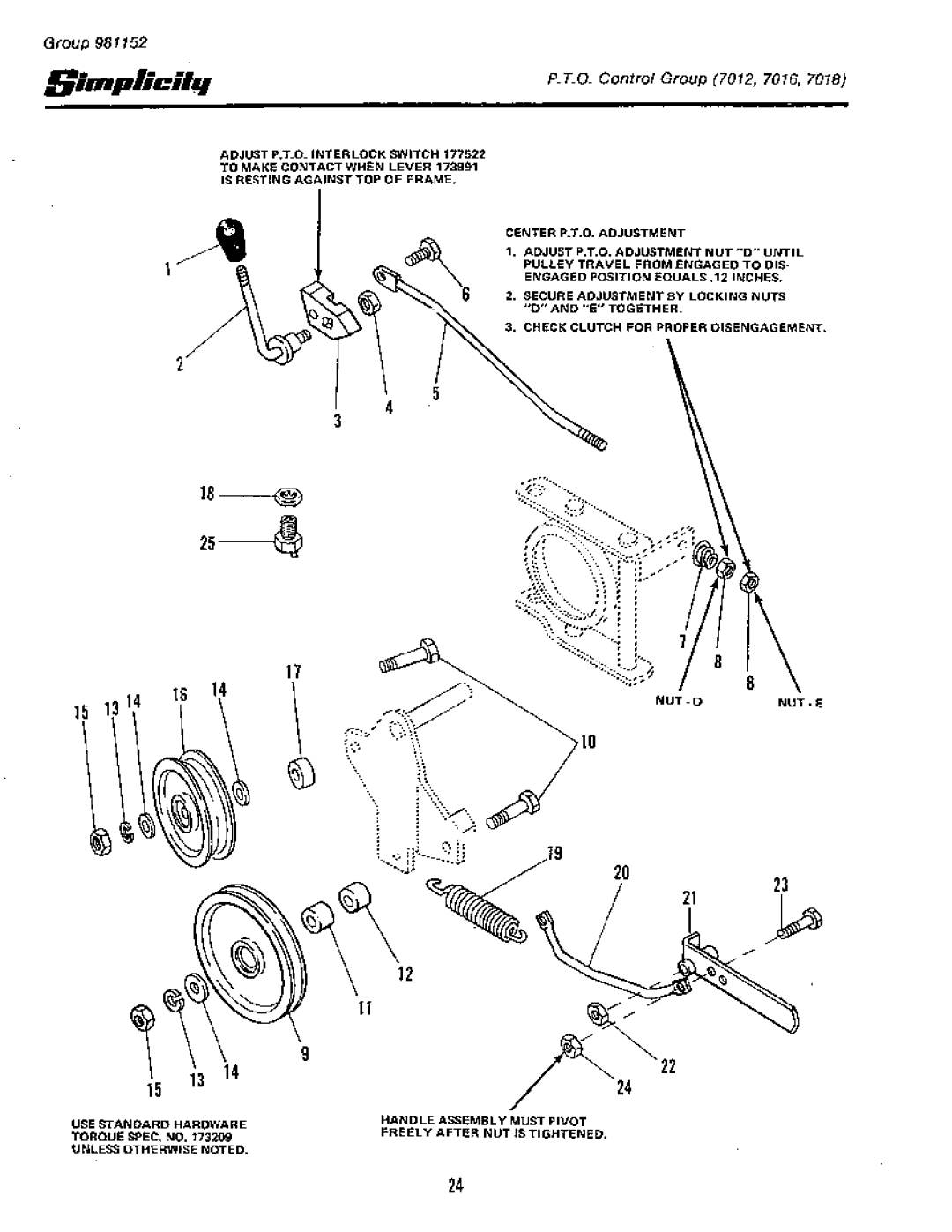 Simplicity 7012, 7018 manual 