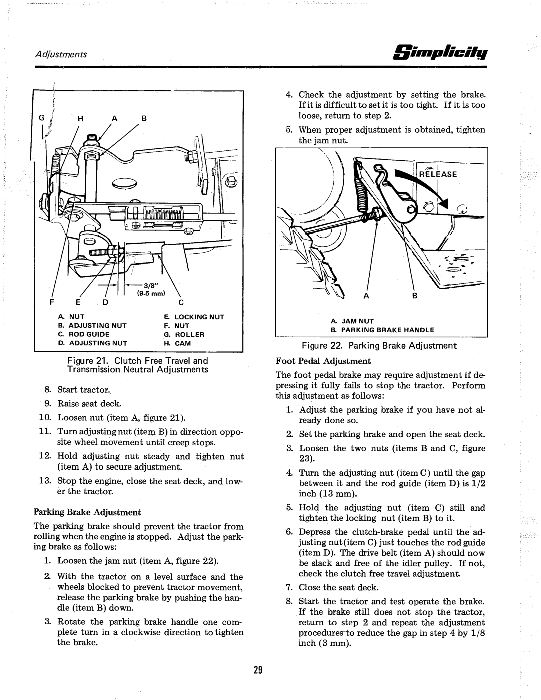 Simplicity 7012H manual 