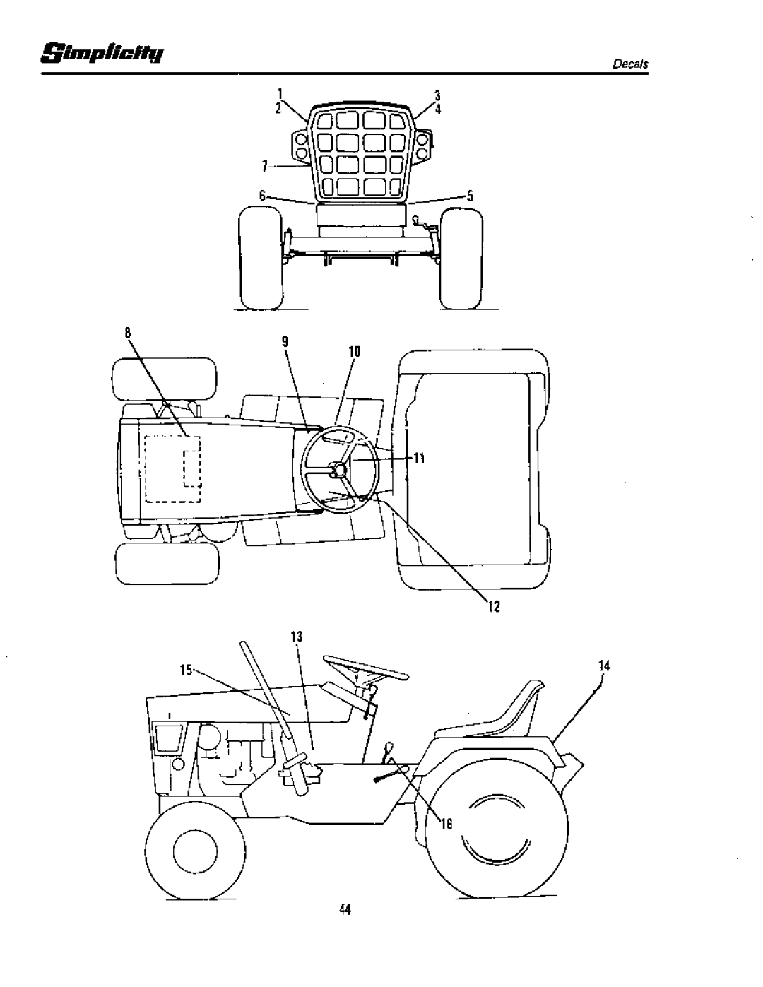 Simplicity 7013 S manual 