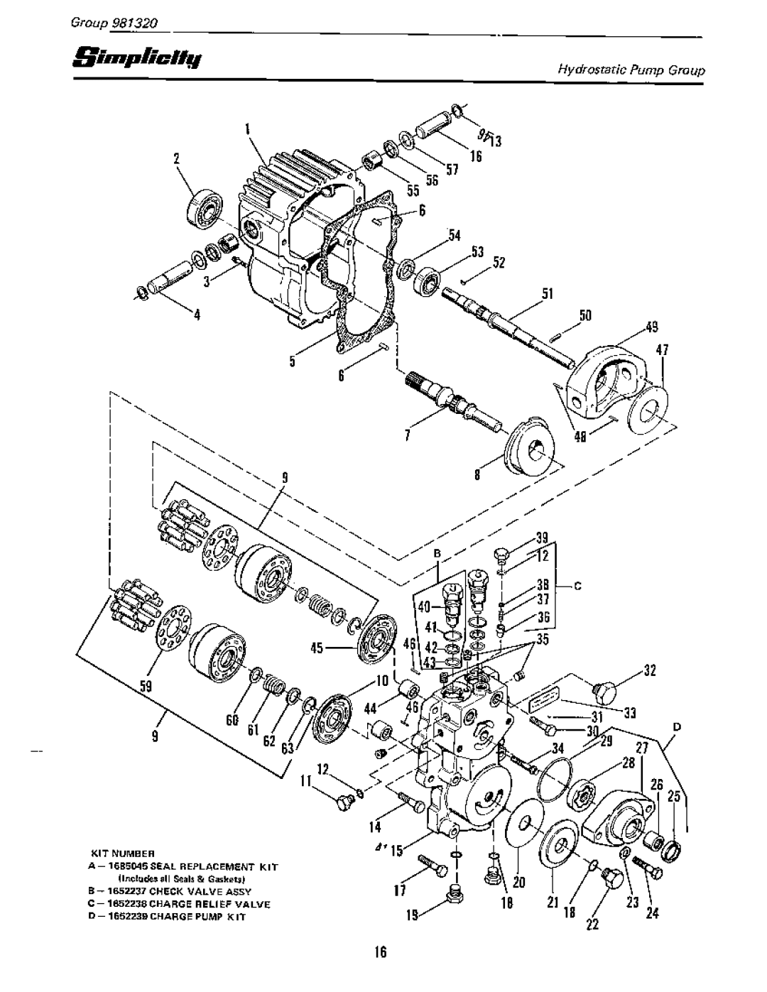 Simplicity 7016 H manual 