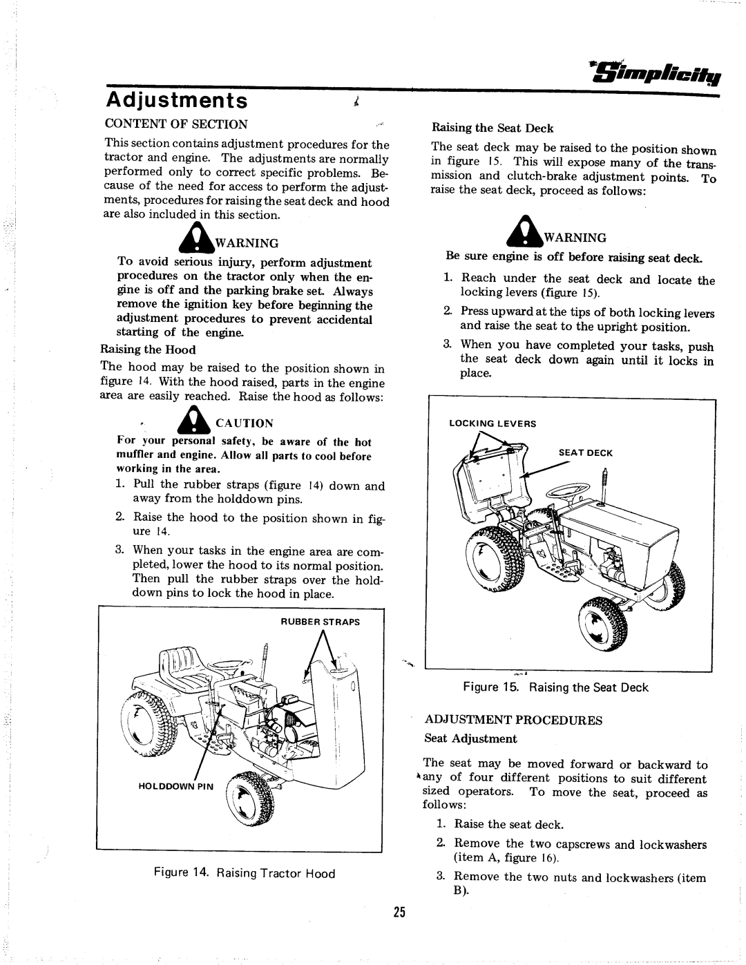 Simplicity 7018H manual 