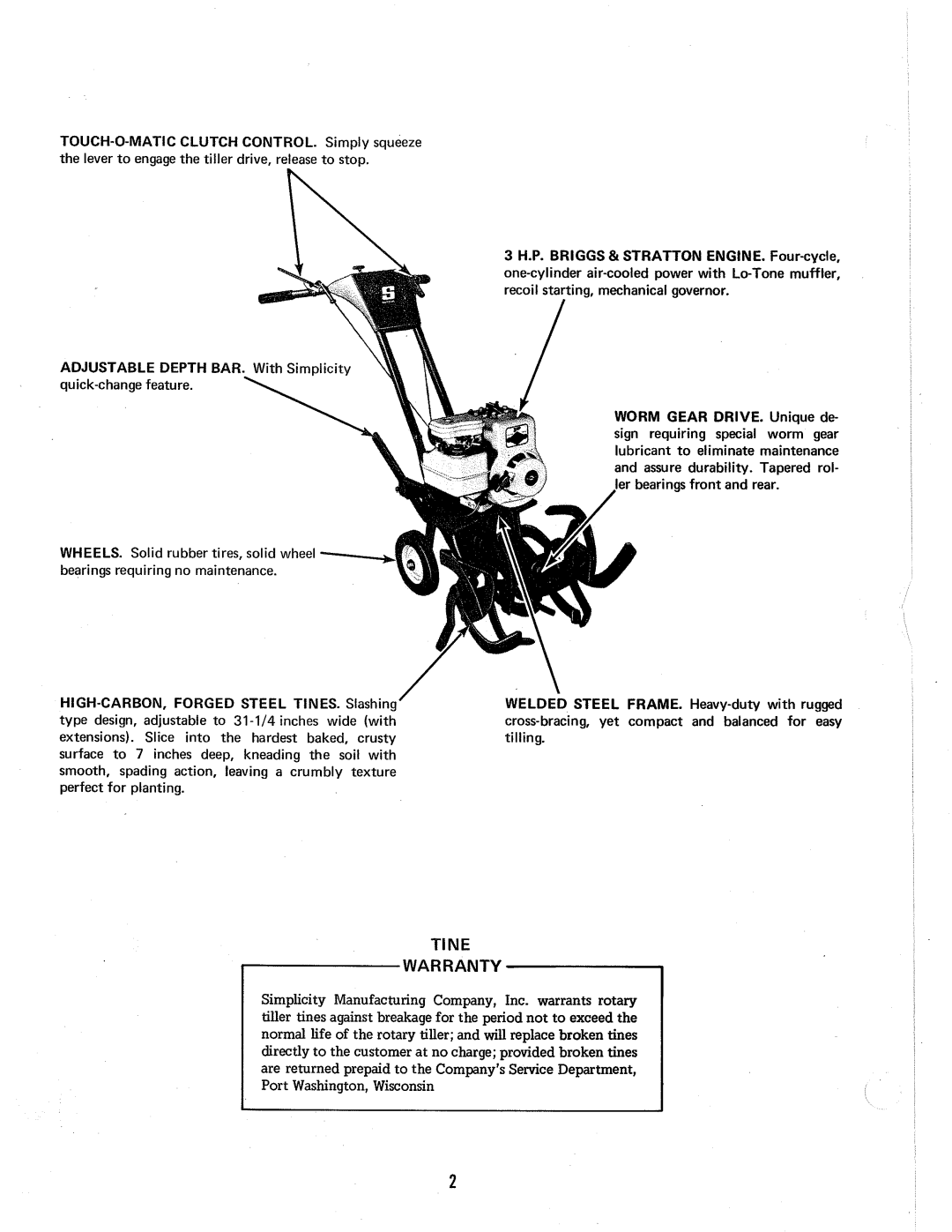 Simplicity 702 manual 