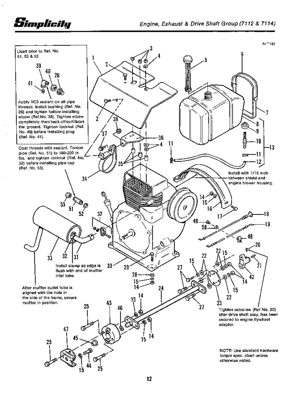 Simplicity 7100 Hydrostatic Series manual 