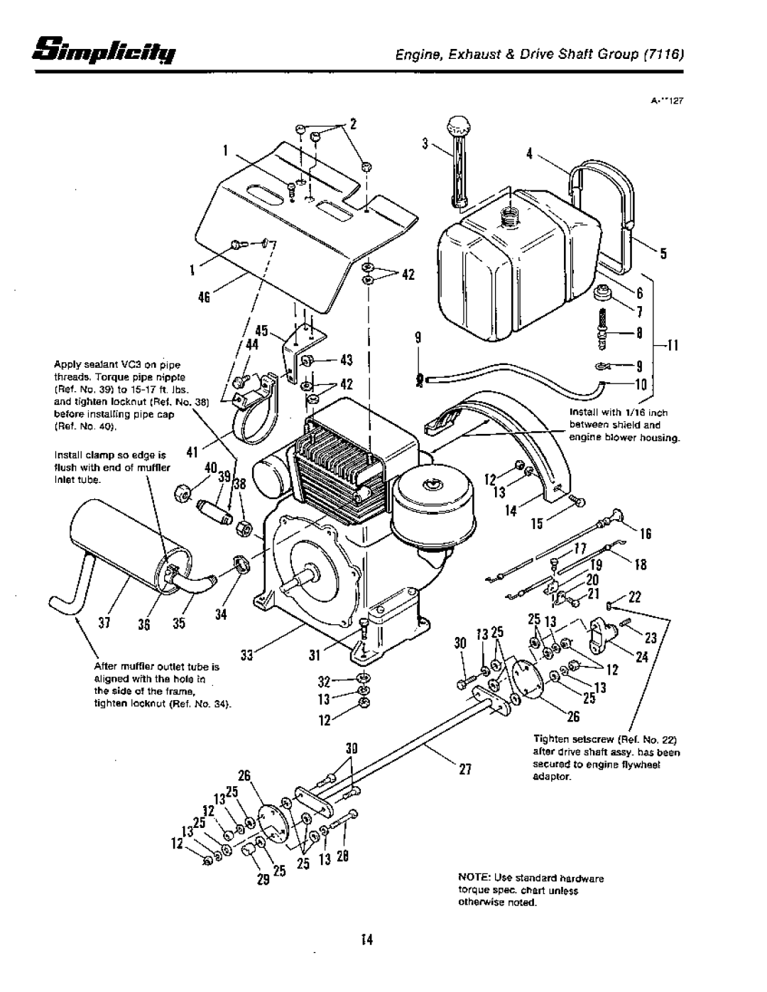 Simplicity 7100 Hydrostatic Series manual 