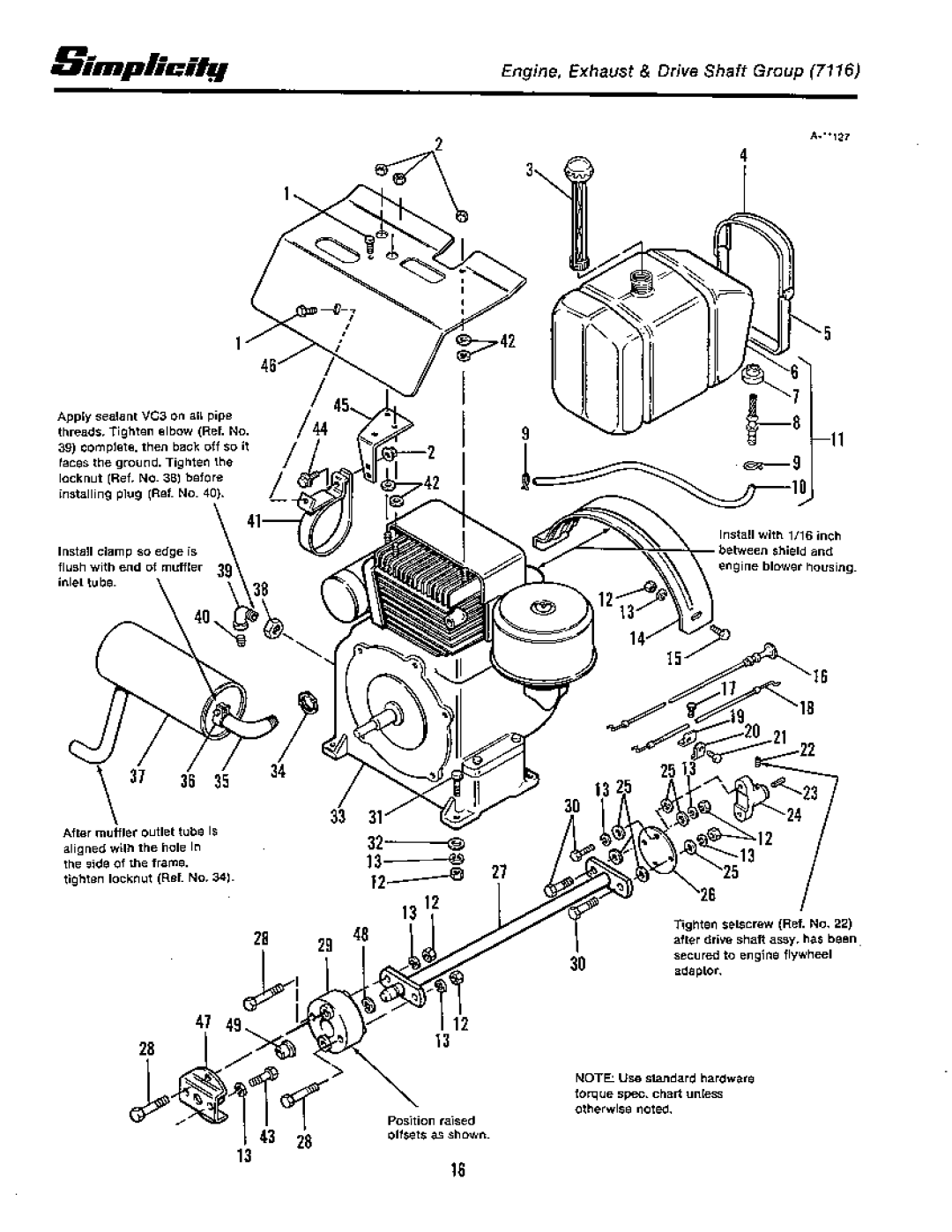 Simplicity 7100 Hydrostatic Series manual 