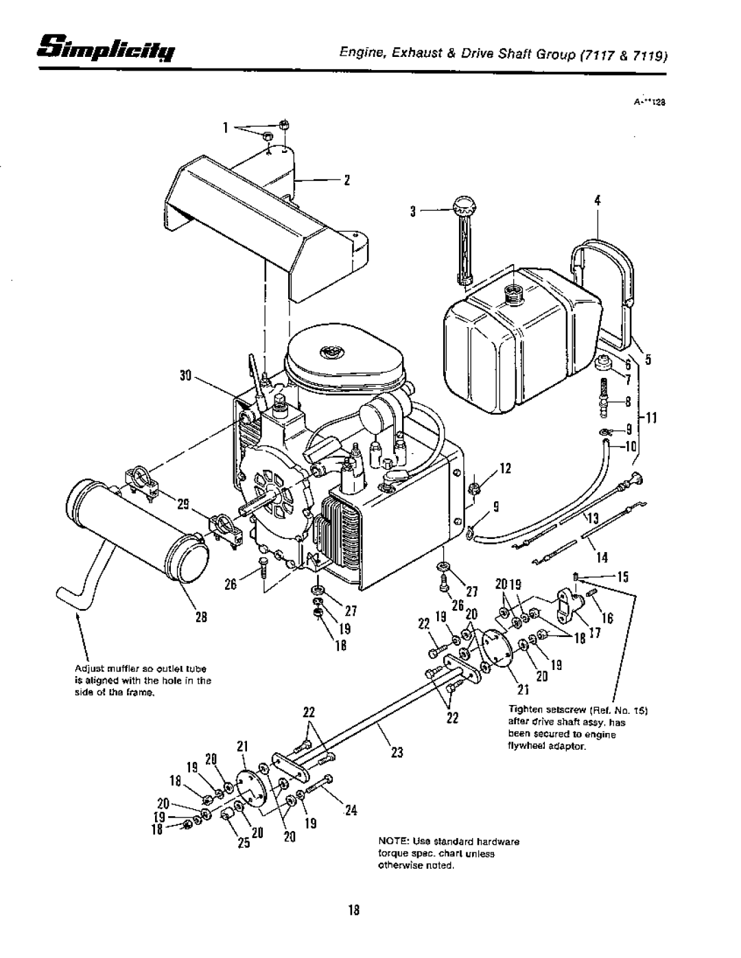 Simplicity 7100 Hydrostatic Series manual 