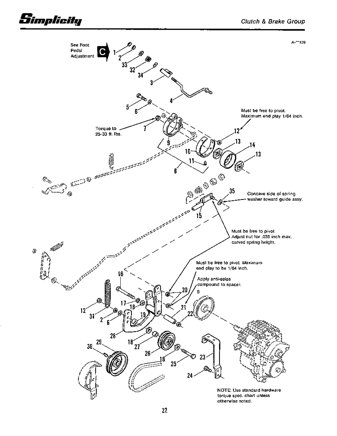 Simplicity 7100 Hydrostatic Series manual 