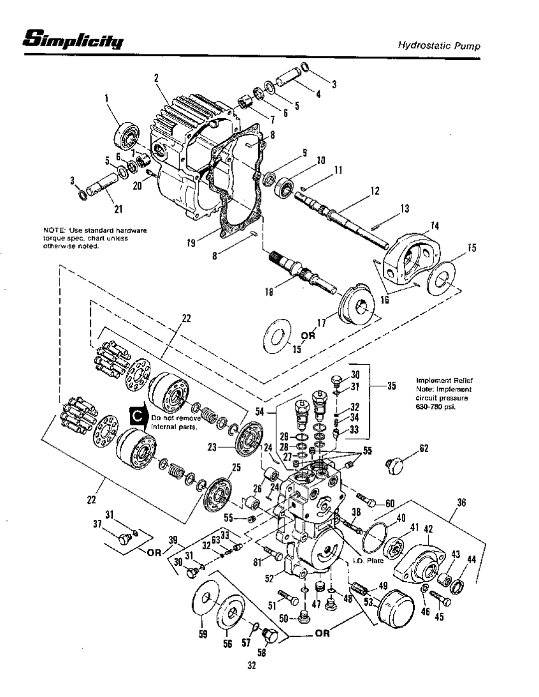 Simplicity 7100 Hydrostatic Series manual 