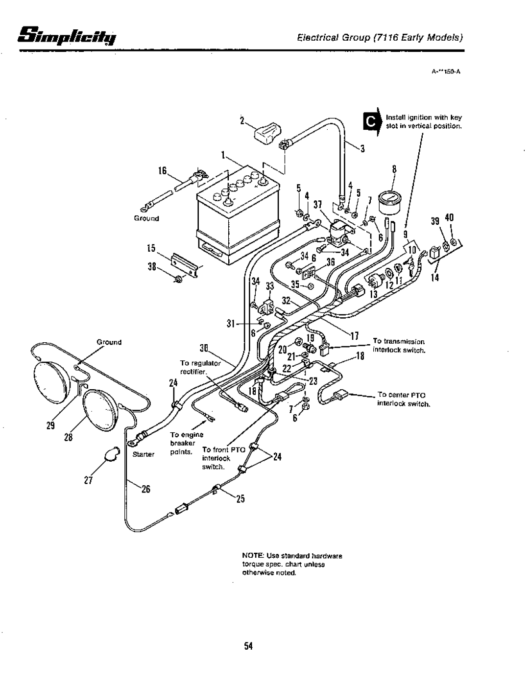 Simplicity 7100 Hydrostatic Series manual 