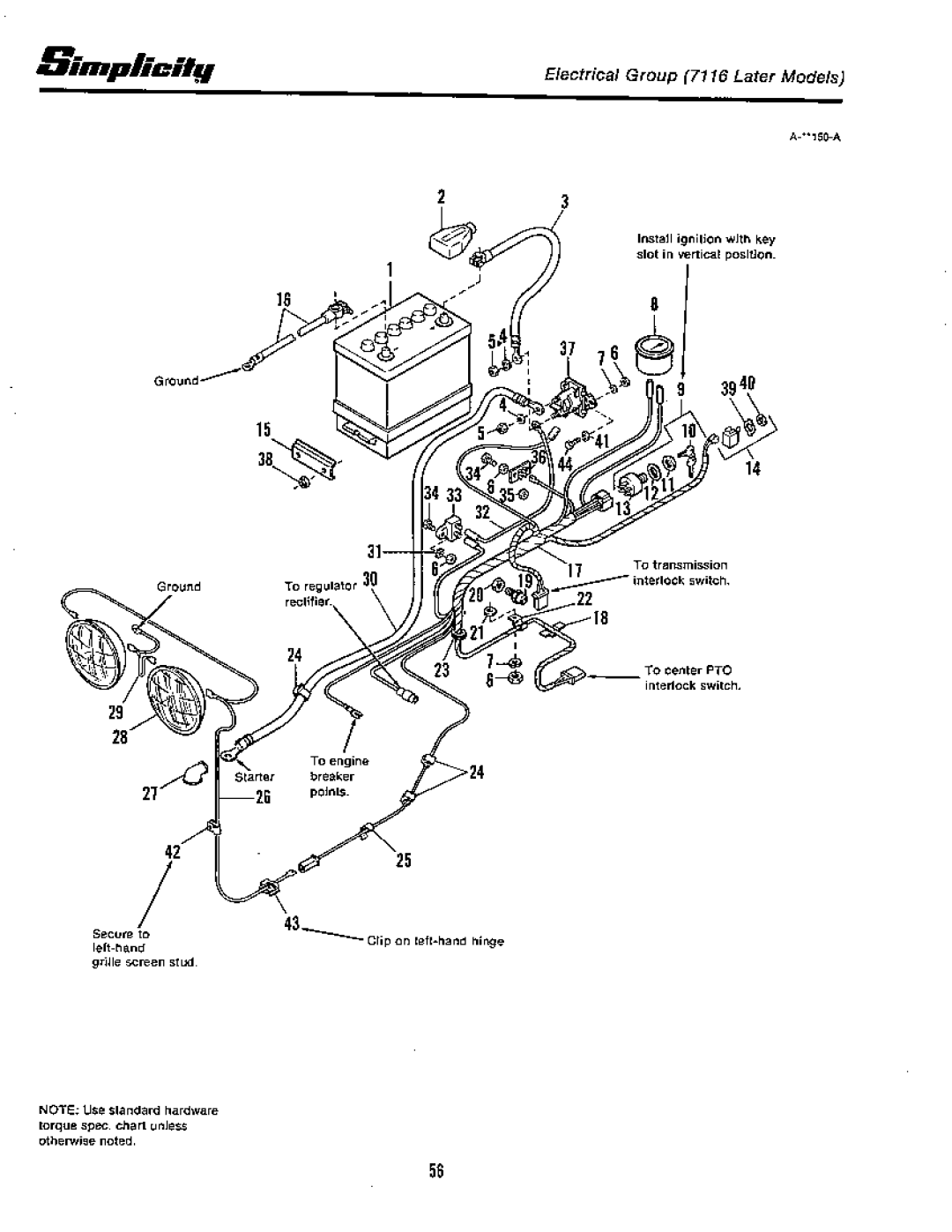 Simplicity 7100 Hydrostatic Series manual 