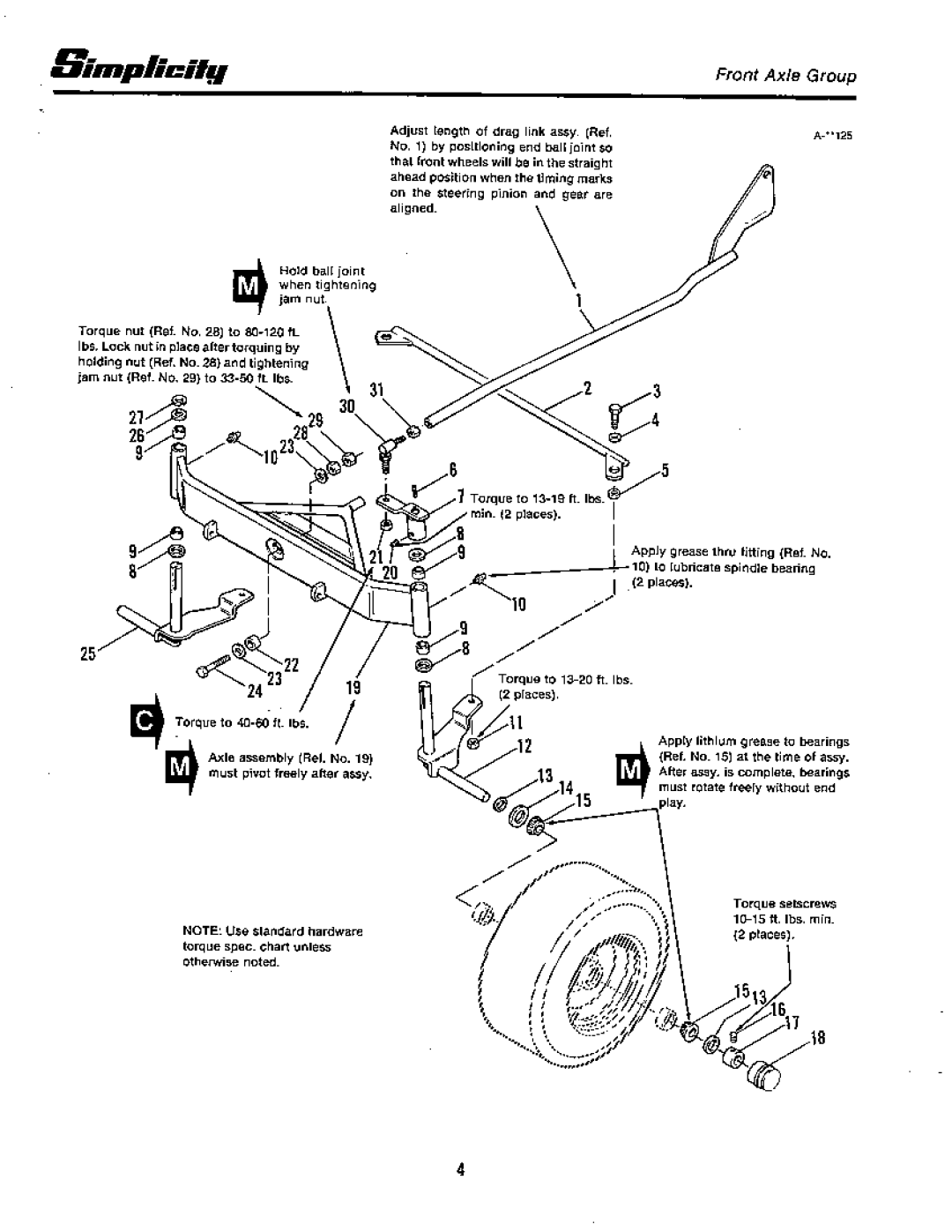 Simplicity 7100 Hydrostatic Series manual 