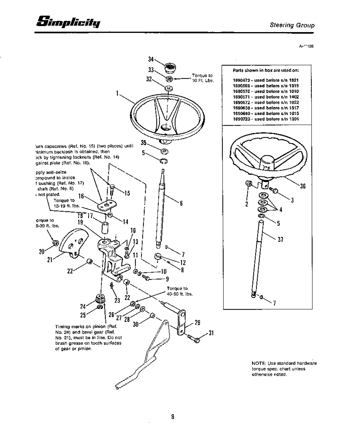 Simplicity 7100 Hydrostatic Series manual 