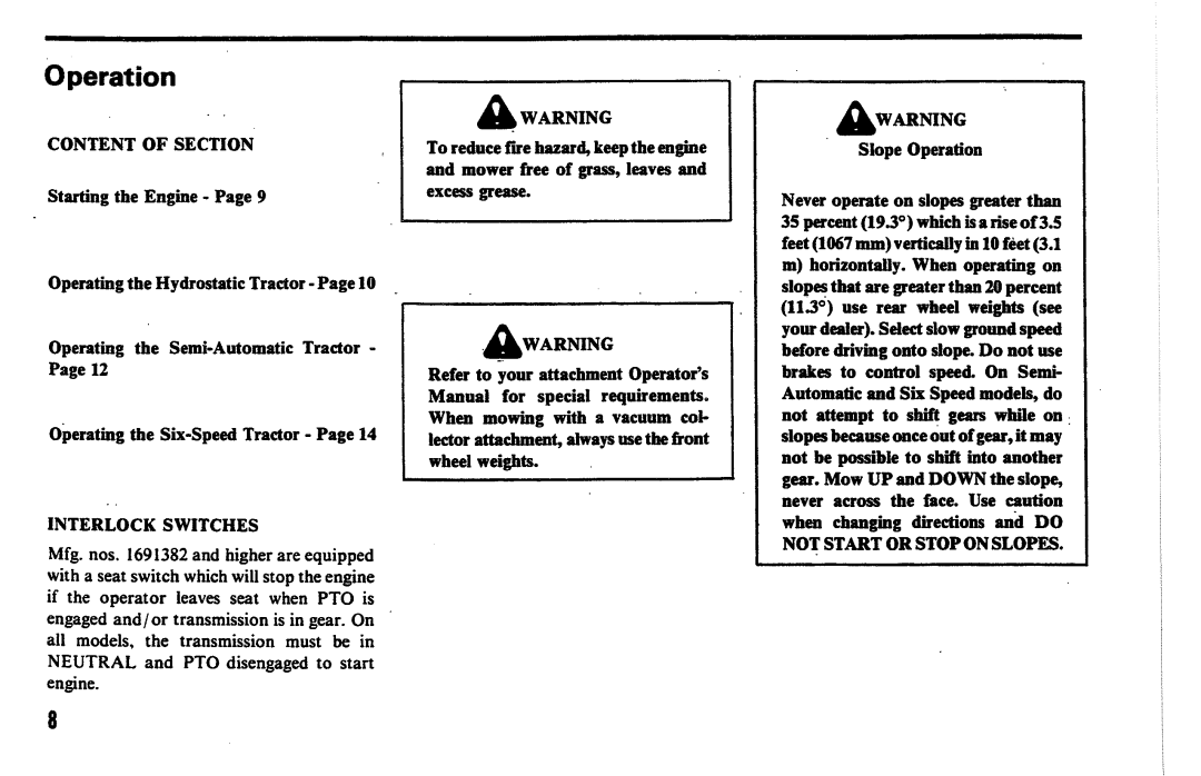 Simplicity 7100 Series manual 