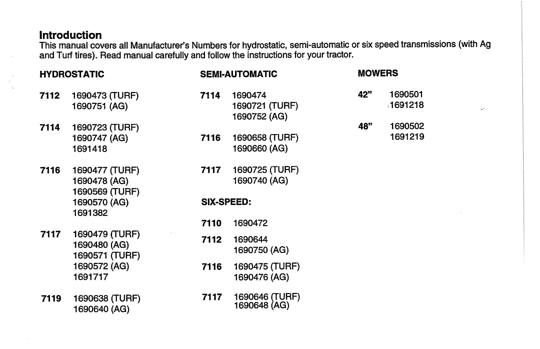 Simplicity 7100 Series manual 