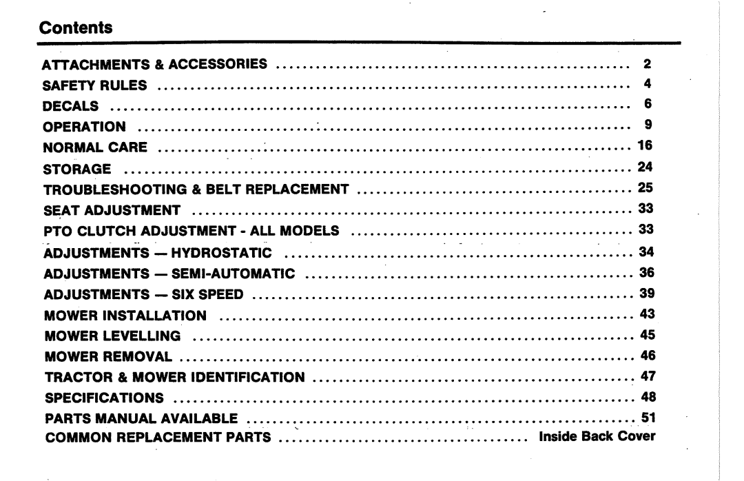 Simplicity 7100 Series manual 