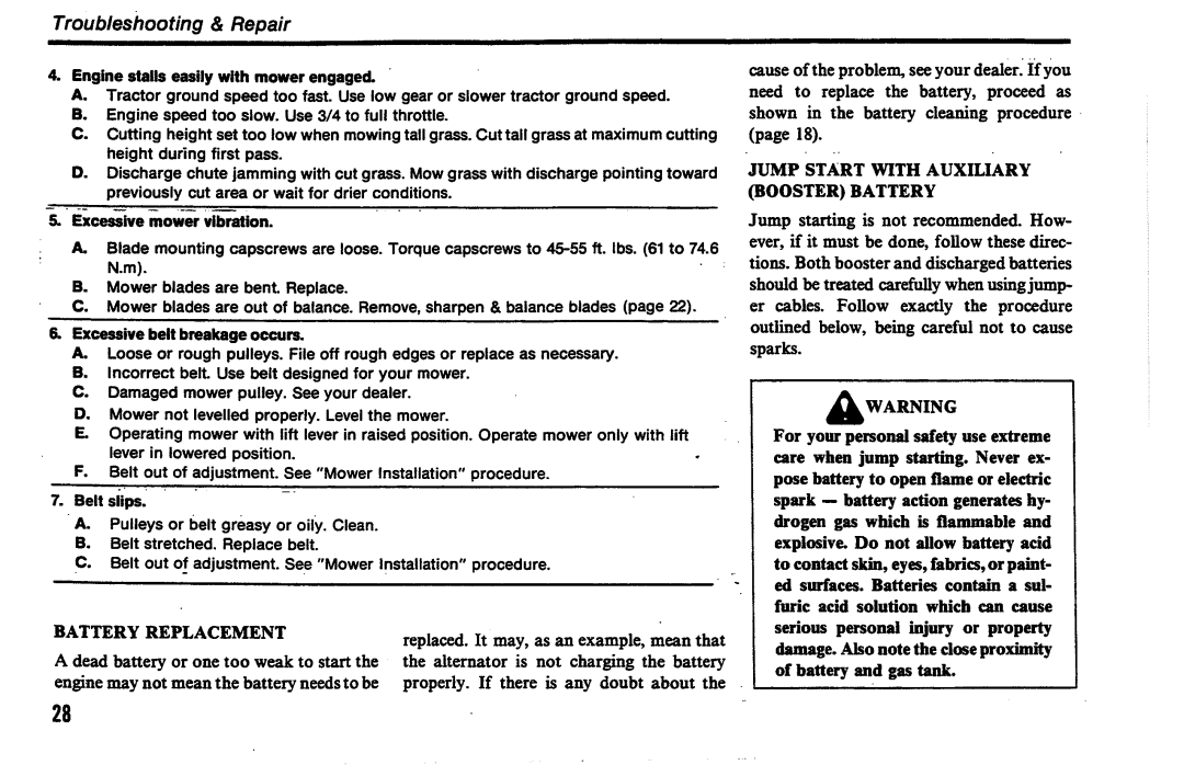 Simplicity 7100 Series manual 