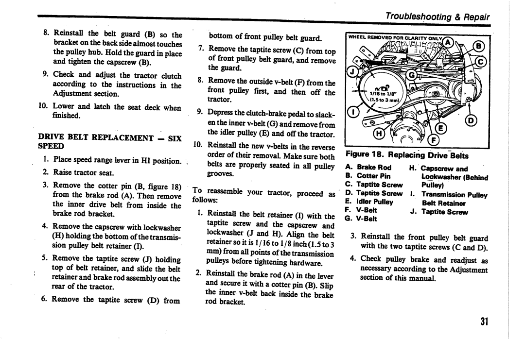 Simplicity 7100 Series manual 