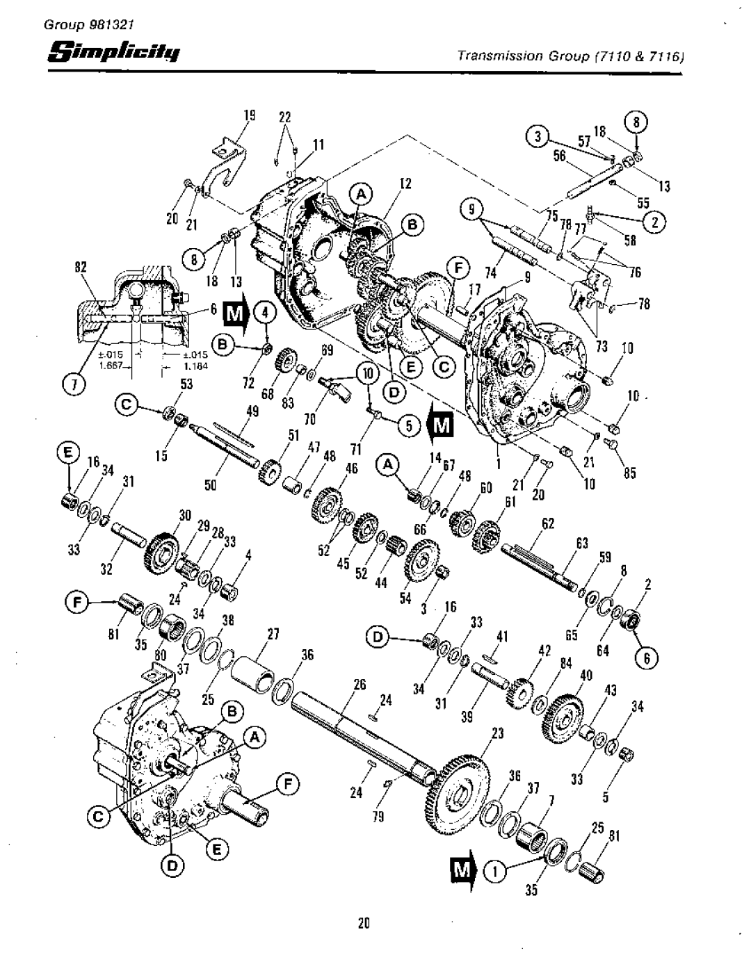 Simplicity 7110 manual 