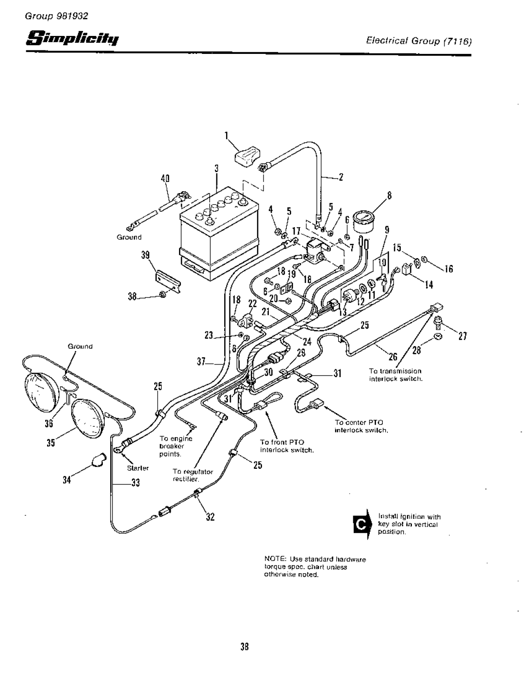 Simplicity 7110 manual 