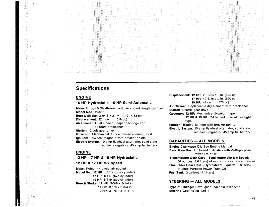 Simplicity 7112, 7119, 7117, 7116, Series 7100 manual 