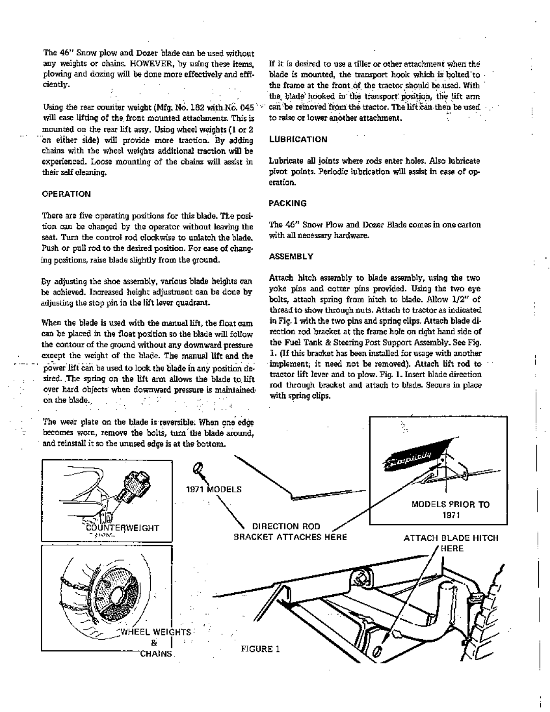 Simplicity 749 manual 