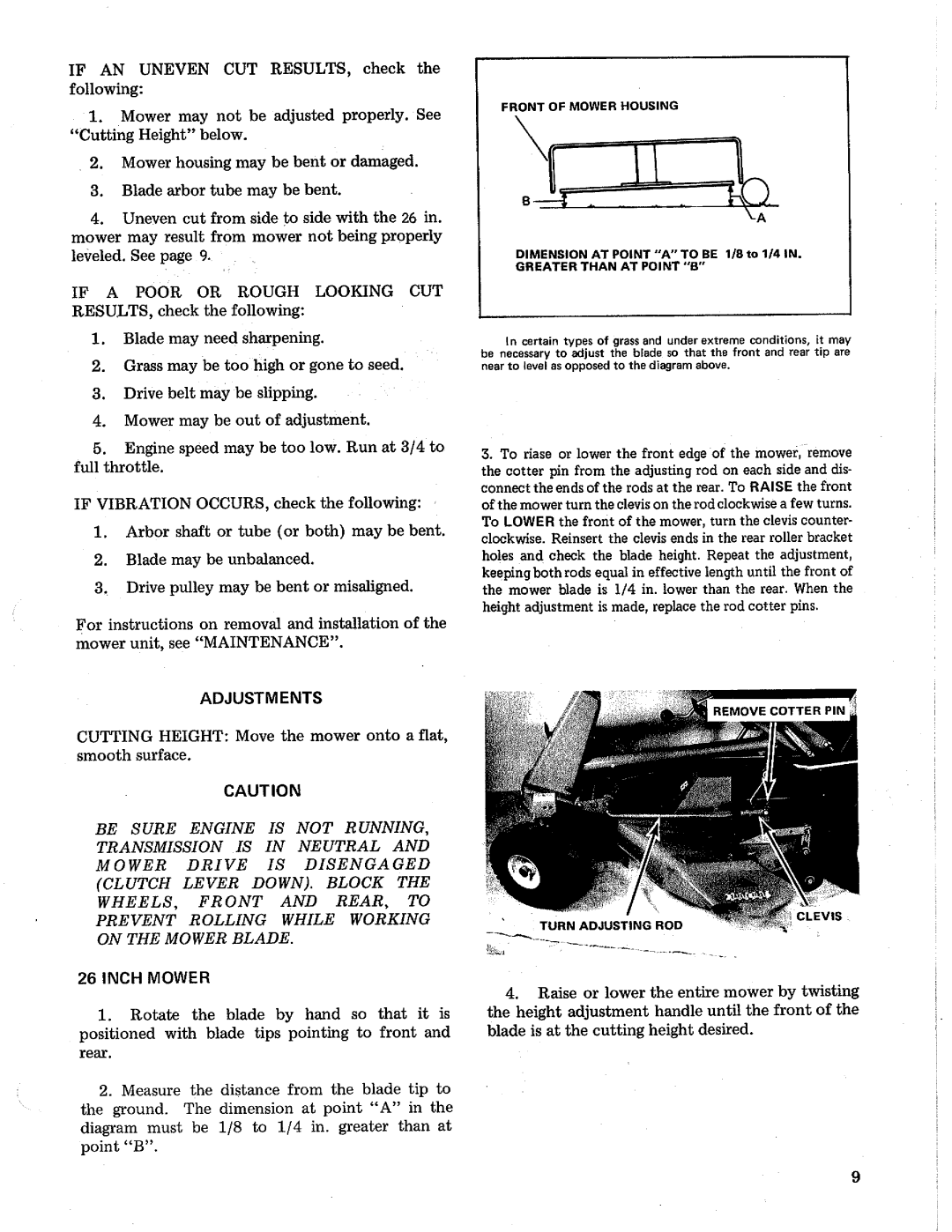 Simplicity 775, 774 manual 