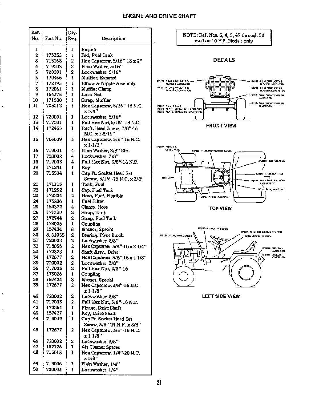 Simplicity 756 3410S, 872 3416S manual 