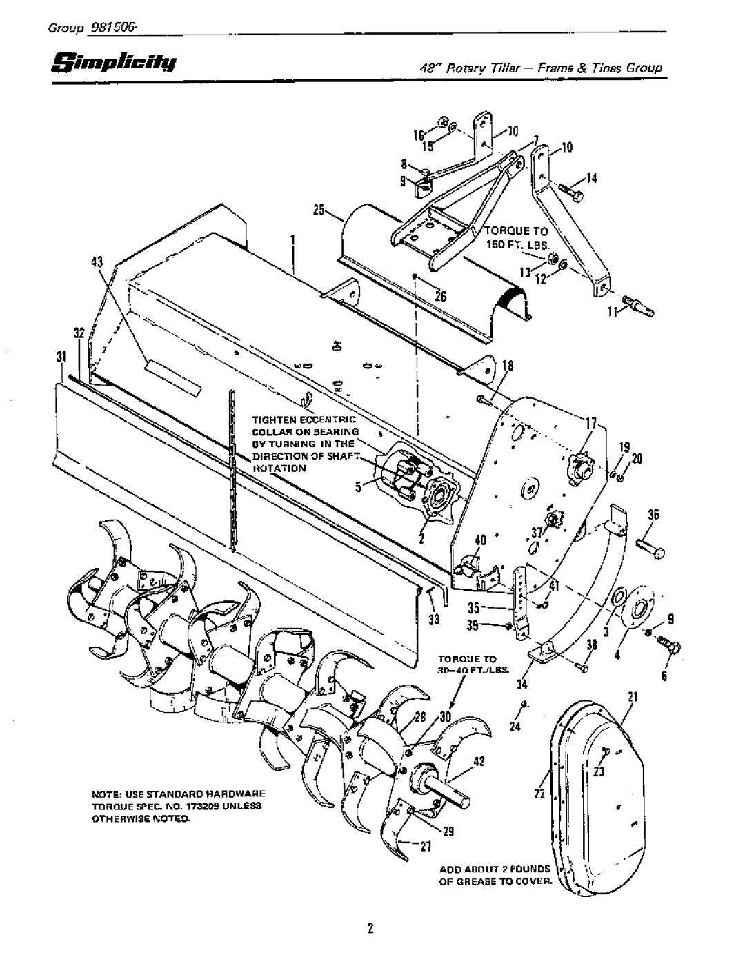 Simplicity 9000 manual 