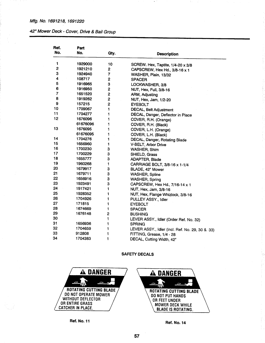 Simplicity 917H-48 manual 