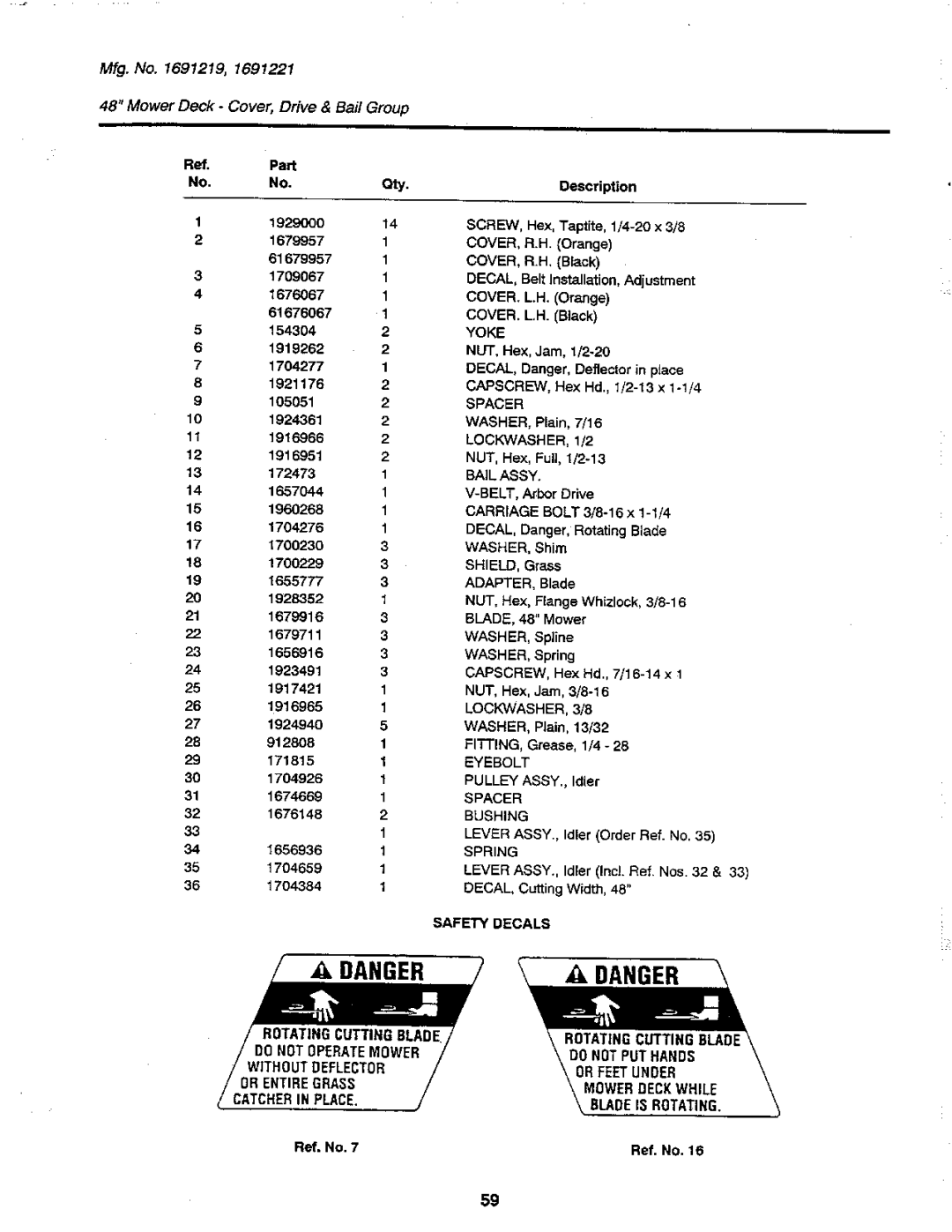 Simplicity 917H-48 manual 