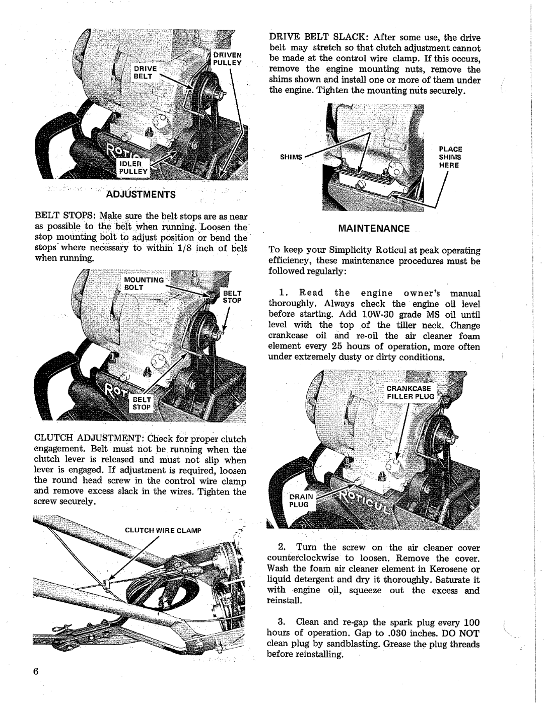 Simplicity 212, 936, 340 manual 