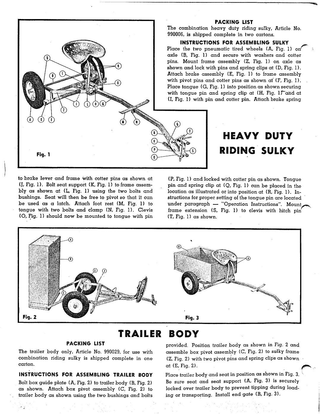Simplicity 990006, 990083, 990029 manual 