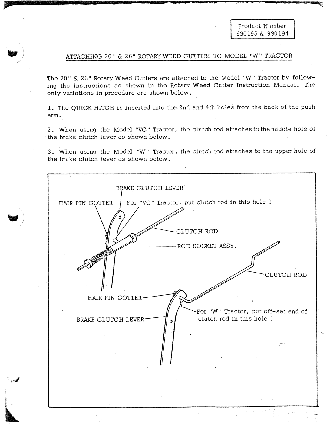 Simplicity 990195, 990194 manual 