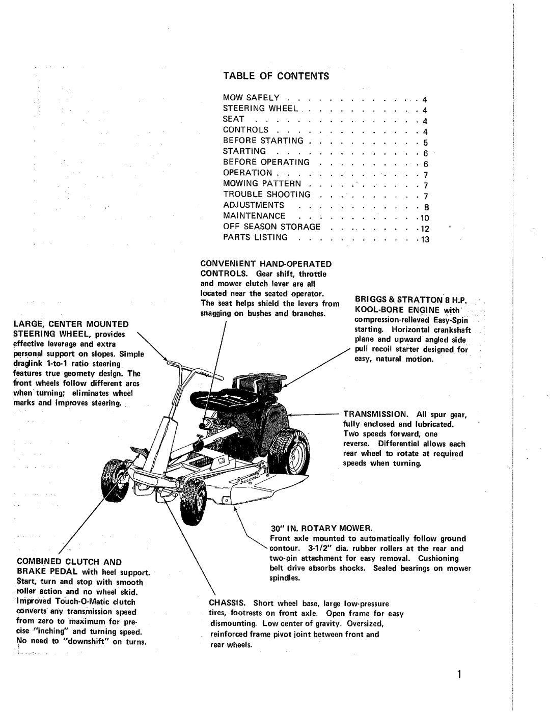 Simplicity 991020 manual 