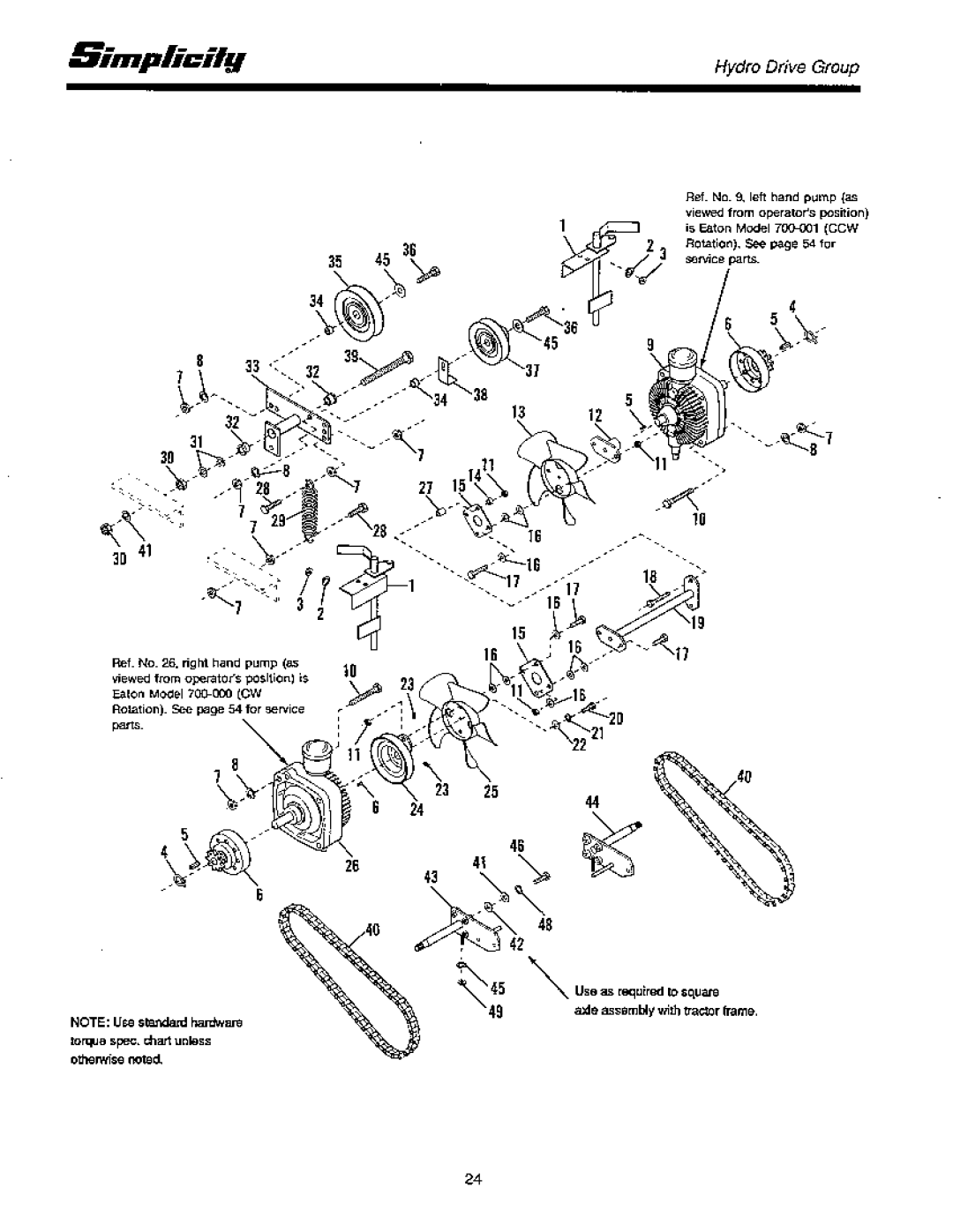 Simplicity CFC SERIES manual 