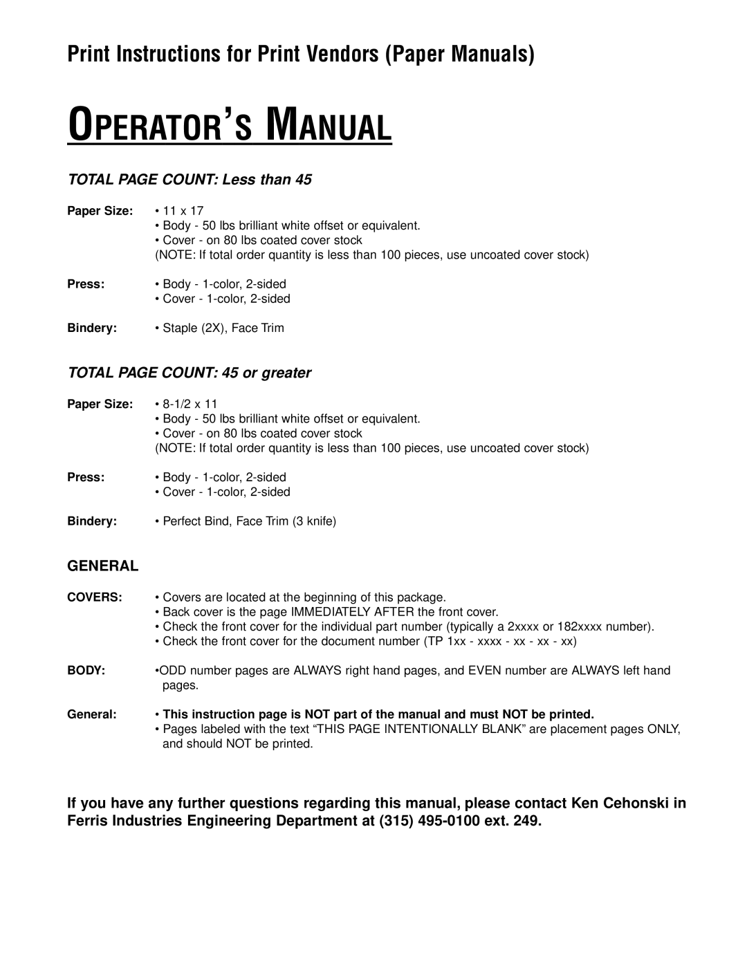 Simplicity ZT2354, LC-9 manual Paper Size 11 x, Press, Bindery 