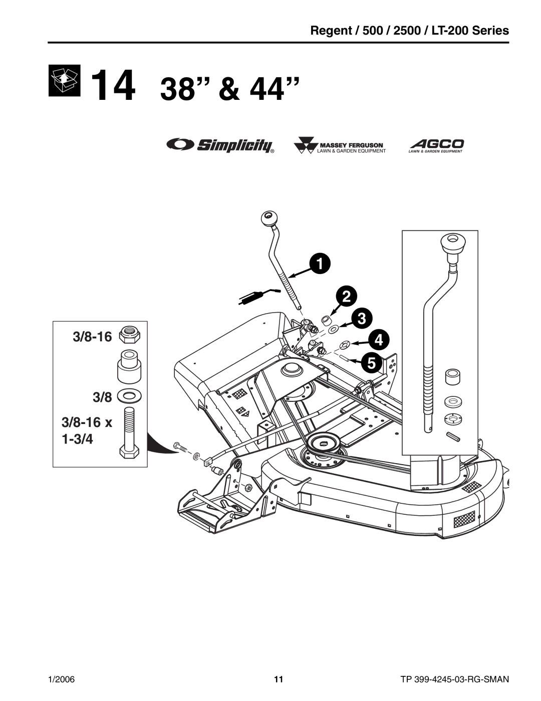 Simplicity LT-200, 2500 manual 14 38 