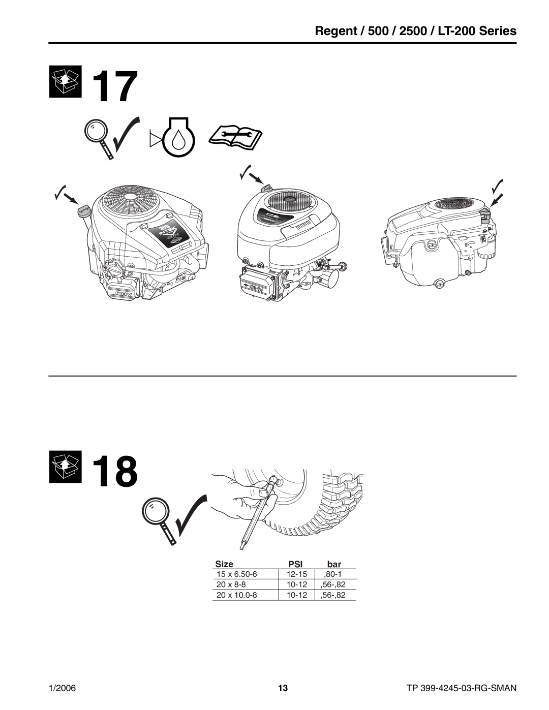 Simplicity 2500, LT-200 manual Psi 